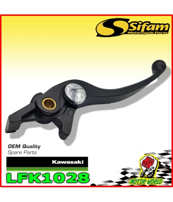 LEVA FRENO DESTRA NERA REGOLABILE KAWASAKI ZX-10 R 1000 NINJA 2004 2005