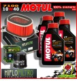 KIT TAGLIANDO OLIO MOTUL 7100 10W40 + FILTRI HONDA XRV 750 Africa Twin 2001 2002