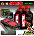 KIT TAGLIANDO OLIO MOTUL 7100 10W40 + FILTRI HONDA XL 650 V Transalp 2007