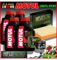 KIT TAGLIANDO OLIO MOTUL 7100 10W40 + FILTRI MOTO GUZZI 1400 California Touring