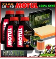 KIT TAGLIANDO OLIO MOTUL 7100 10W40 FILTRI APRILIA RSV 1000 R Tuono Factory 2010