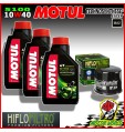 KIT TAGLIANDO 3LT 5100 10W40 + FILTRO HIFLO HF204 BIMOTA 600 YB9 SR / SRi