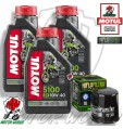 KIT TAGLIANDO 3 LT 5100 10W40 + FILTRO HIFLO HF303 Yamaha YZF- R6 600 2009 2010