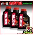 3 LT LITRI OLIO MOTORE MOTO MOTUL 4T 7100 10W60 MA2 100% SINTETICO