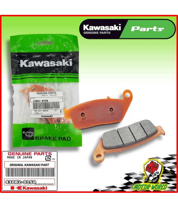 PASTIGLIE FRENO ANTERIORI SINTERIZZATE ORIGINALI KAWASAKI Z 800 E 2015 2016