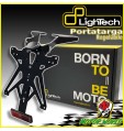 KTARYA104 PORTATARGA REGOLABILE LIGHTECH COMPLETO YAMAHA YZF R1 1000 2011