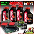 KIT TAGLIANDO OLIO MOTUL 7100 10W40 + FILTRI HIFLO HONDA XL 700 Transalp 2013