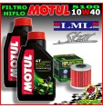 KIT TAGLIANDO OLIO MOTUL 5000 10W40 FILTRO LML STAR 200 4T 2014 2015