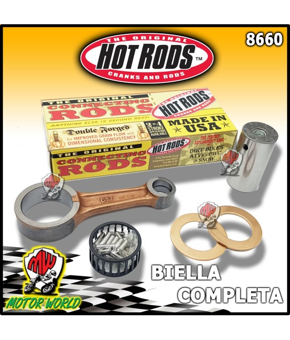8660 BIELLA ALBERO MOTORE HOT RODS per HONDA CRF 450 X dal 2005 al 2016