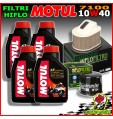 KIT TAGLIANDO OLIO MOTUL 7100 10W40 + FILTRI HF204 KAWASAKI Z1000 2005 2006