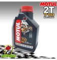 OLIO MOTUL 710 2T FD 100% SINTETICO 1 LITRI OFFROAD CROSS ENDURO