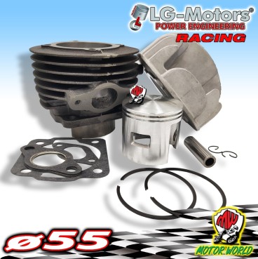 GRUPPO TERMICO 102cc CILINDRO 55mm PIAGGIO APE VESPA 50 SPECIAL N L R PK XL S HP