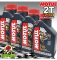 4Lt Olio Miscela Moto Scooter Motul 710 2T 100% Sintetico Estere SYNTHETIC ESTER