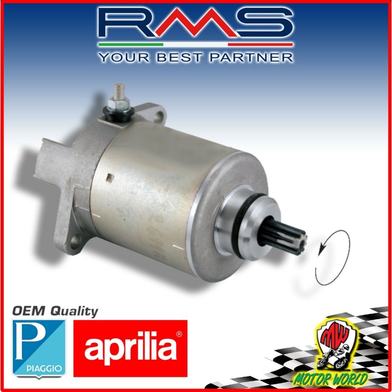 246390090 MOTORINO AVVIAMENTO RMS PER PIAGGIO X EVO 125 2007 2008 2009 2010 2011