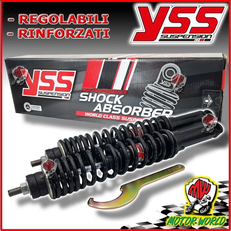 COPPIA AMMORTIZZATORI POSTERIORI YSS PIAGGIO VESPA GRANTURISMO EURO 3 125 2006