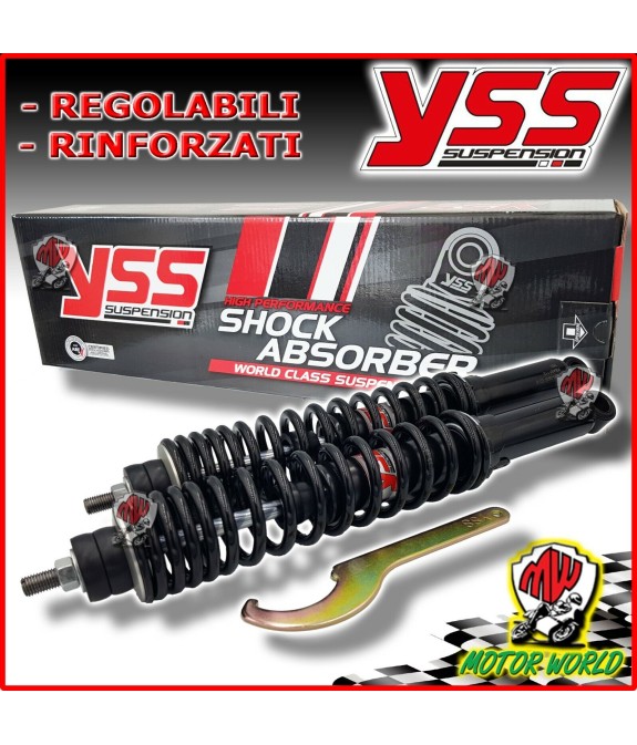 COPPIA AMMORTIZZATORI POSTERIORI YSS PIAGGIO VESPA GTV 4T 4V IE 300 2012 2013