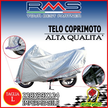 TELO MOTO SCOOTER COPRIMOTO IMPERMEABILE UNIVERSALE YAMAHA MT-09 FZ-09 TG. L