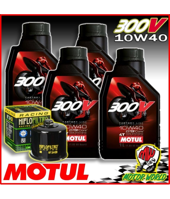 KIT TAGLIANDO RACING MOTUL 300V + FILTRO RC Yamaha YZF-R1 M 1000 2015 2016 2017