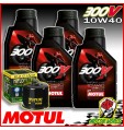 KIT TAGLIANDO RACING MOTUL 300V + FILTRO RC Yamaha YZF-R1 M 1000 2015 2016 2017