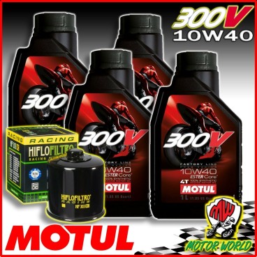 KIT TAGLIANDO RACING MOTUL 300V + FILTRO RC Yamaha YZF-R1 1000 2006