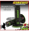 COPPIA MANOPOLE MOTO CROSS ENDURO JUPITER CIRCUIT MOTO VERDE NERO BICOMPONENTE