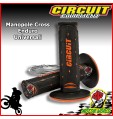 COPPIA MANOPOLE MOTO CROSS ENDURO JUPITER CIRCUIT TM MOTO ARANCIONE NERO