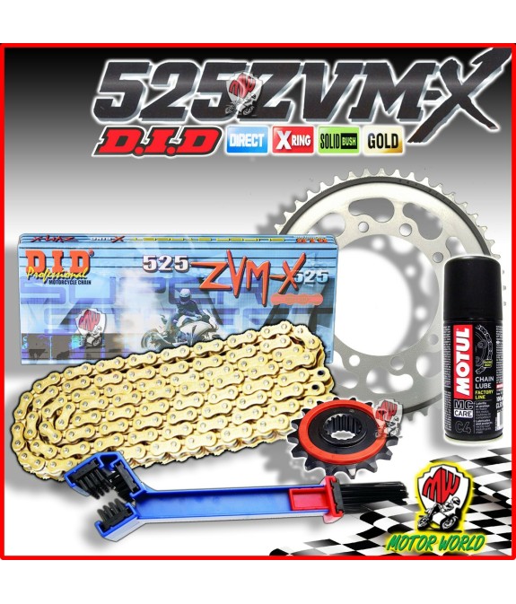 KIT TRASMISSIONE CATENA ZVMX CORONA +2 PIGNONE HONDA XLV 1000 VARADERO 2012