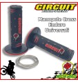 COPPIA MANOPOLE MOTO CROSS ENDURO JUPITER CIRCUIT TM MOTO ROSSO NERO+F
