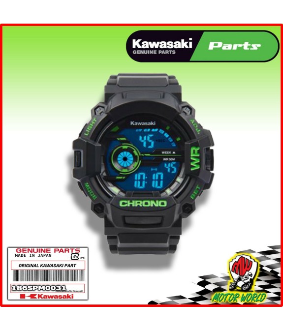 Elegante Genuine KAWASAKI Sports Watch Sveglia digitale da MOTO