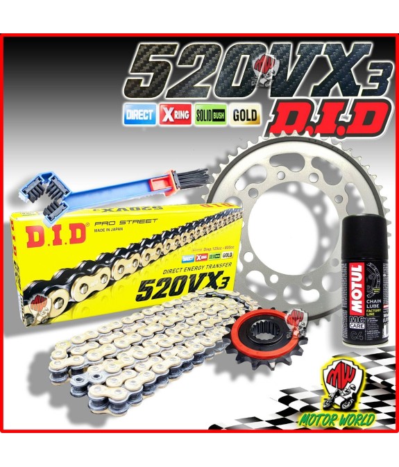 KIT TRASMISSIONE CATENA DID CORONA PIGNONE HONDA NC 750 DCT S - X 2014 2015 2016
