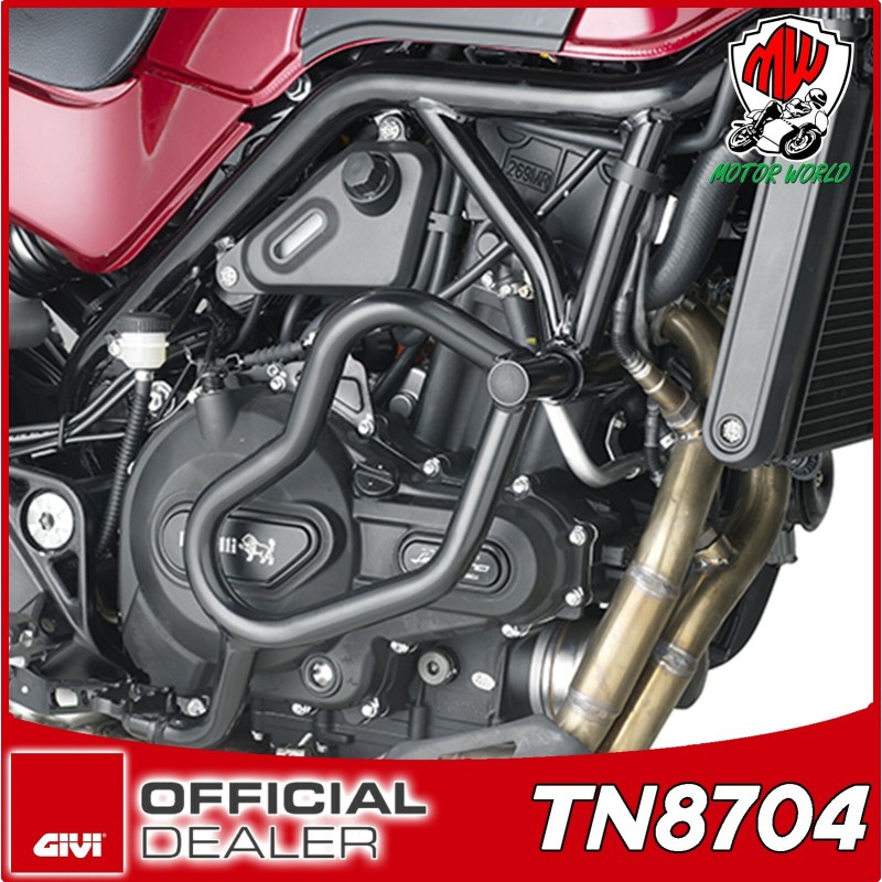 GIVI TN8704 PARAMOTORE CRASHBAR NERO BENELLI LEONCINO 500 2019