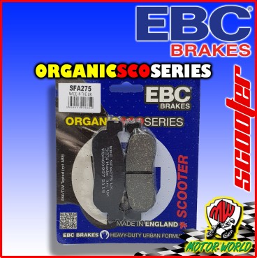 SFA275 PASTIGLIE ORGANICHE EBC ANTERIORI YAMAHA XG TRICKER 250 2004 2005 2006