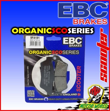 SFA181 PASTIGLIE ORGANICHE EBC ANTERIORI YAMAHA YZF-R 125 2012 2013