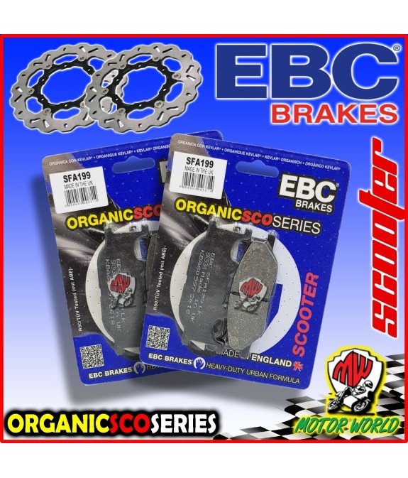 COPPIA PASTIGLIE FRENO ORGANICHE ANTERIORI YAMAHA XVZ TF ROYAL STAR VENTURE 1300