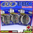 KIT PASTIGLIE FRENO EBC ANTERIORI + POSTERIORI YAMAHA YP MAJESTY 400 2010 2011