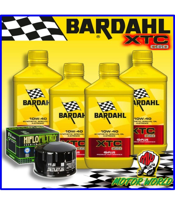 KIT TAGLIANDO OLIO BARDAHL XTC C60 10W40 + FILTRO BMW R 1200 RTK26 2009