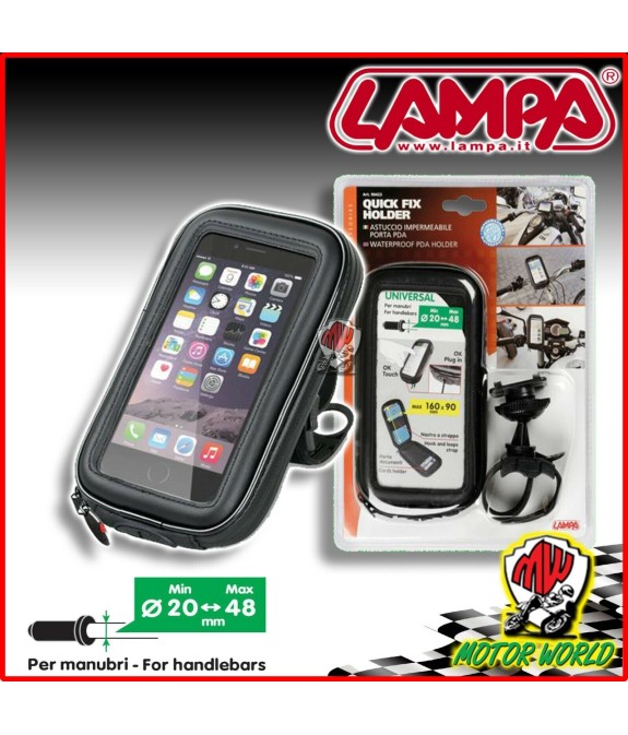 90423 PORTA SMARTPHONE CELLULARE NAVIGATORE MOTO HONDA X-ADV 750 KIT MANUBRIO