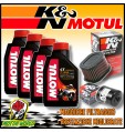 KIT TAGLIANDO OLIO MOTUL 7100 + FILTRI ARIA OLIO K&N KAWASAKI Z800 Z 800 2016