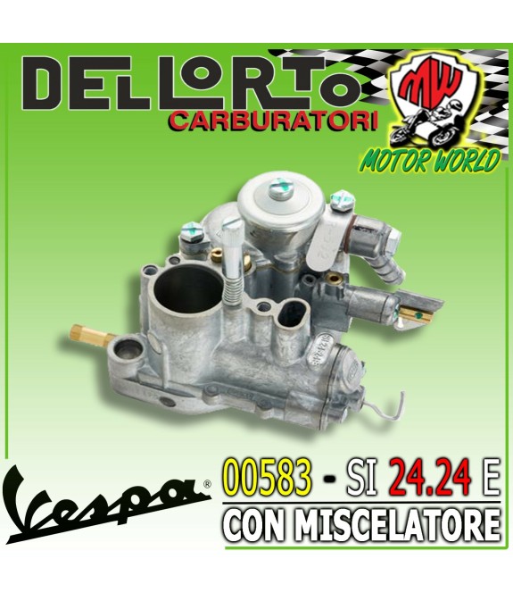 CARBURATORE PINASCO VESPA SI 24/24 con MIX. VESPA PX 200 - RALLY 200