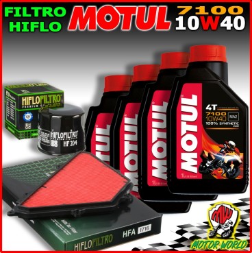 KIT TAGLIANDO OLIO MOTUL 7100 10W40 + FILTRI HONDA ADV - X-ADV 750 2017 / 2019