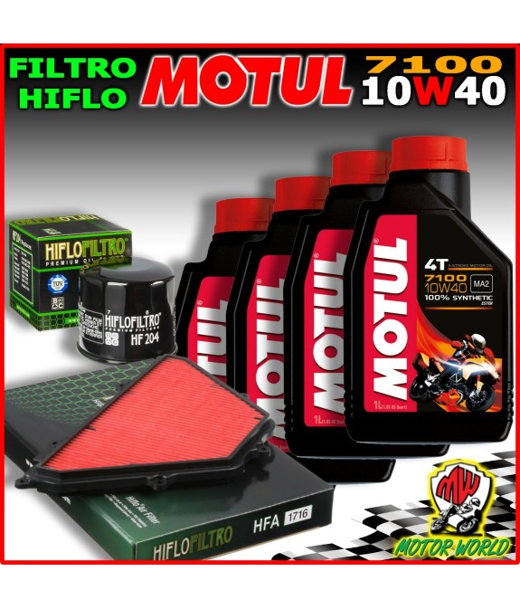 KIT TAGLIANDO OLIO MOTUL 7100 10W40 + FILTRI HONDA ADV - X-ADV 750 2017 / 2019