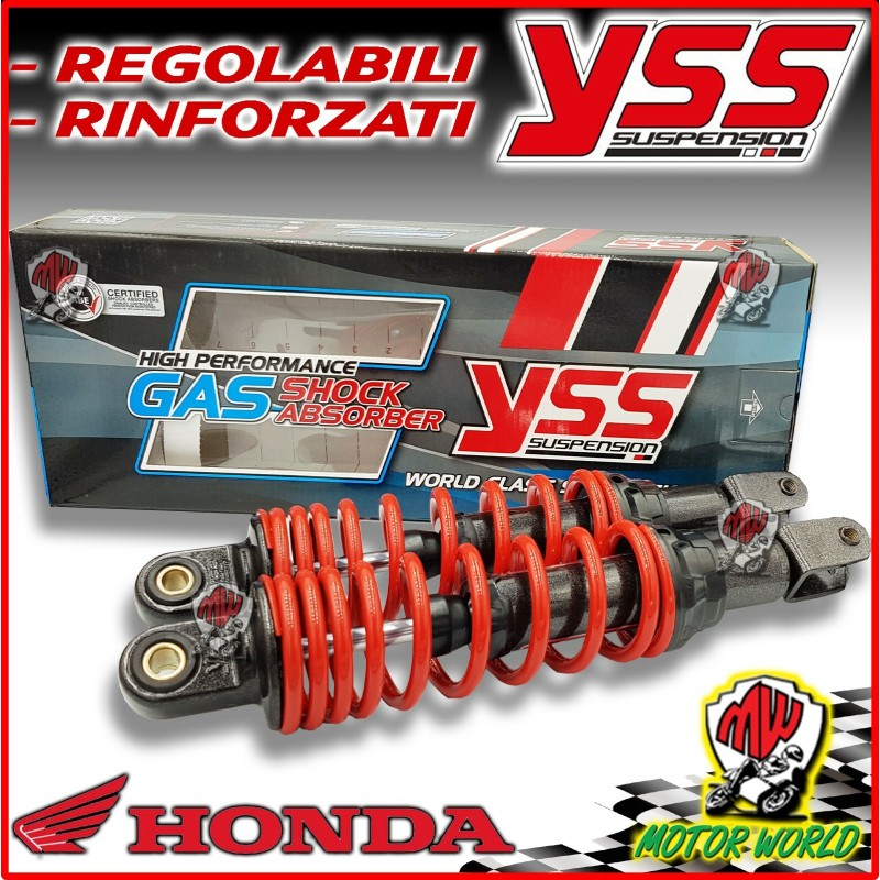 COPPIA AMMORTIZZATORI POSTERIORI GAS YSS HONDA SH 150 150 2001 2002 2003 2004
