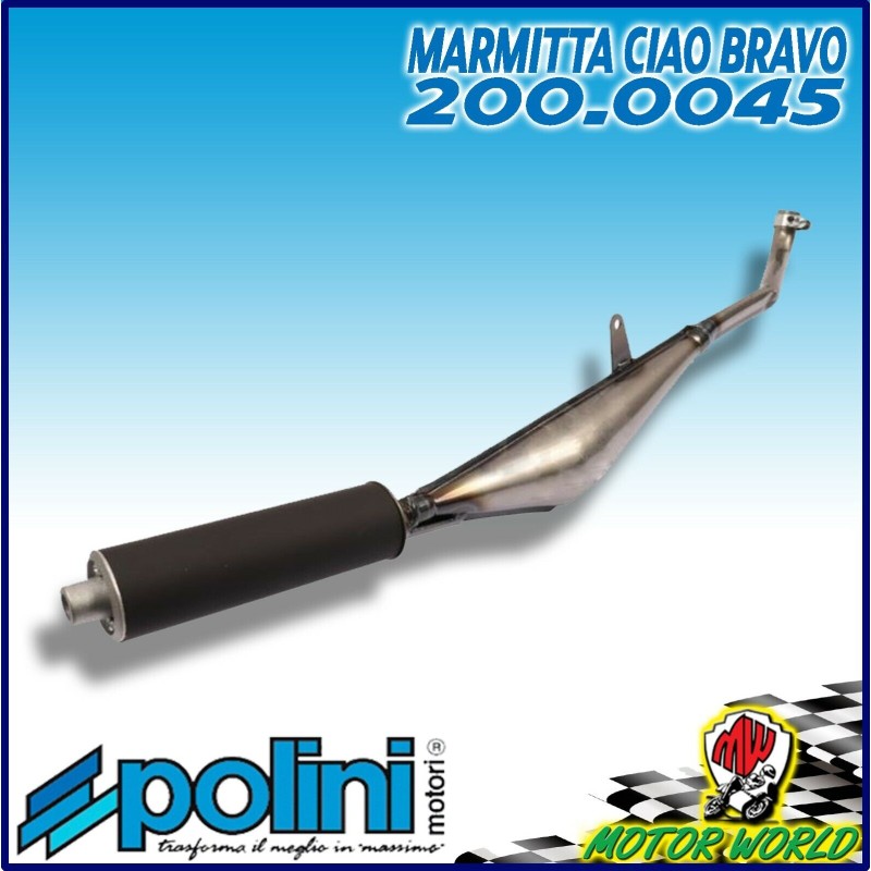 MARMITTA AUSPUFF POLINI COUNTRY PIAGGIO BRAVO CIAO