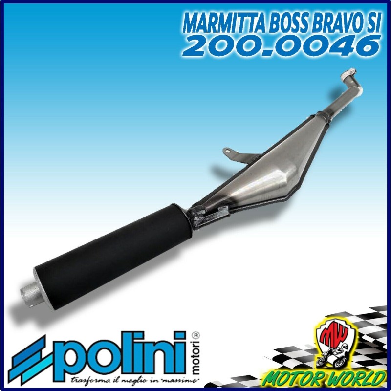 200.0046 MARMITTA POLINI PIAGGIO SI-ECO-BOSS COUNTRY