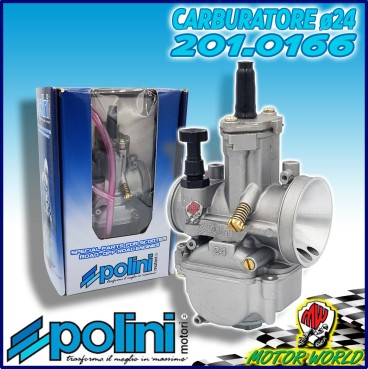 201.0166 CARBURATORE POLINI 24 GILERA STALKER 50 VALVOLA PIATTA