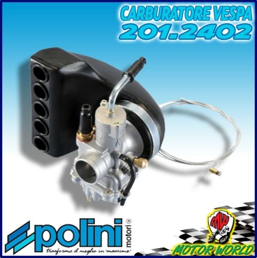 201.2402 CARBURATORE POLINI CP D.24 VESPA 125 PRIMAVERA ET3 CON FILTRO