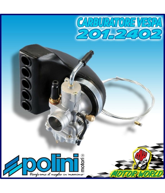 201.2402 CARBURATORE POLINI CP D.24 VESPA 125 PRIMAVERA ET3 CON FILTRO