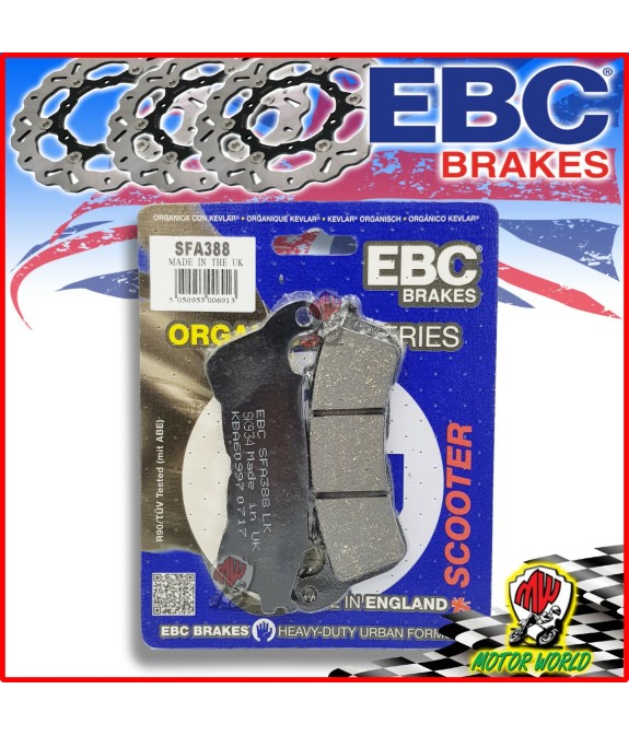 PASTIGLIE FRENO ANTERIORE EBC ORGANICHE SUZUKI UX 150 Sixteen 156 2014