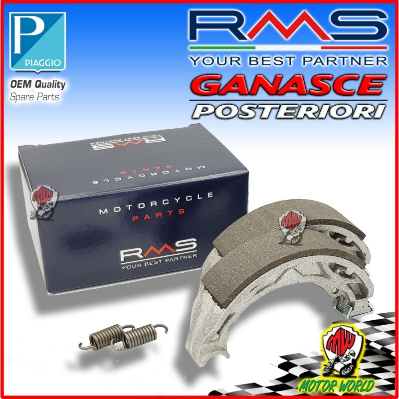 225120350 Ganasce freno posterior RMS PIAGGIO ZIP 4T 50 2014 2015 2016