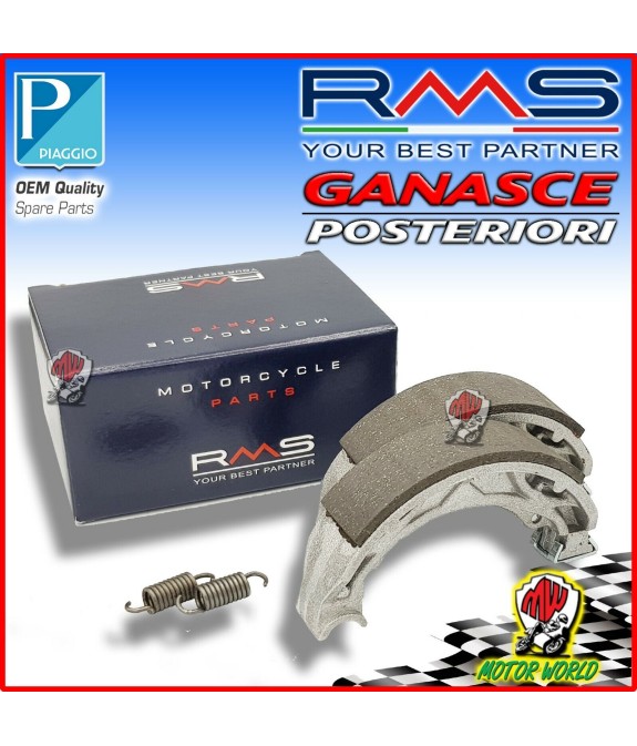 225120350 Ganasce freno posterior RMS PIAGGIO ZIP 4T 50 2014 2015 2016